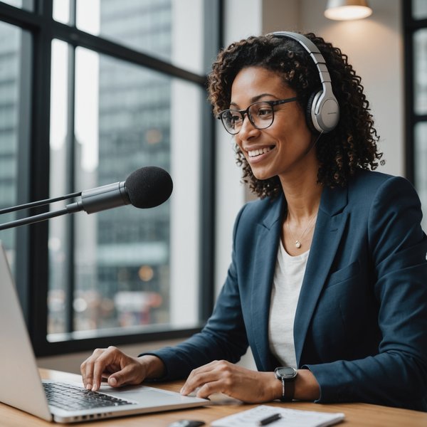 Quels sont les avantages de l'utilisation des podcasts pour une entreprise de services financiers?