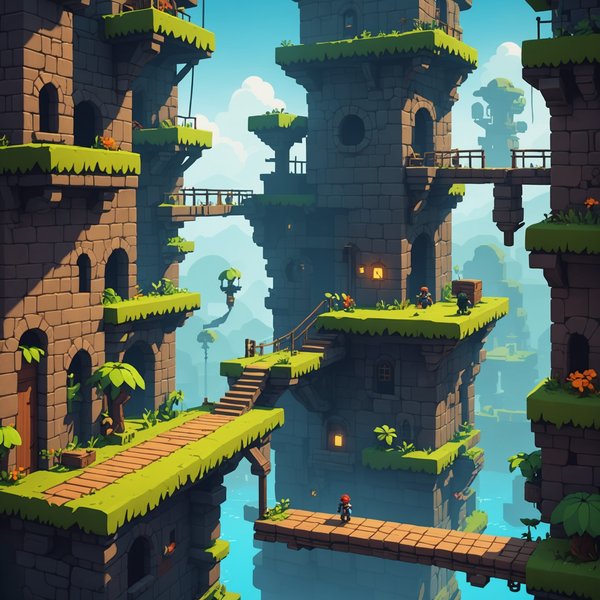 Quels sont les défis de la conception d'un jeu de plateforme avec des niveaux générés procéduralement ?